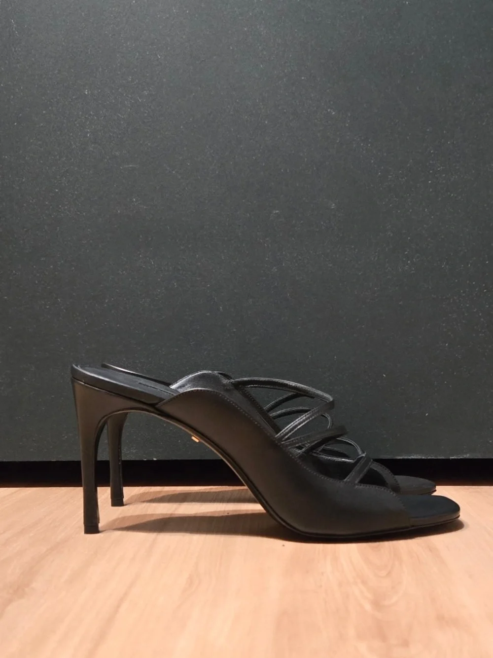 kendall miles | racy sandals | open toe | heeled | black | size: IT 43 (US: 13)